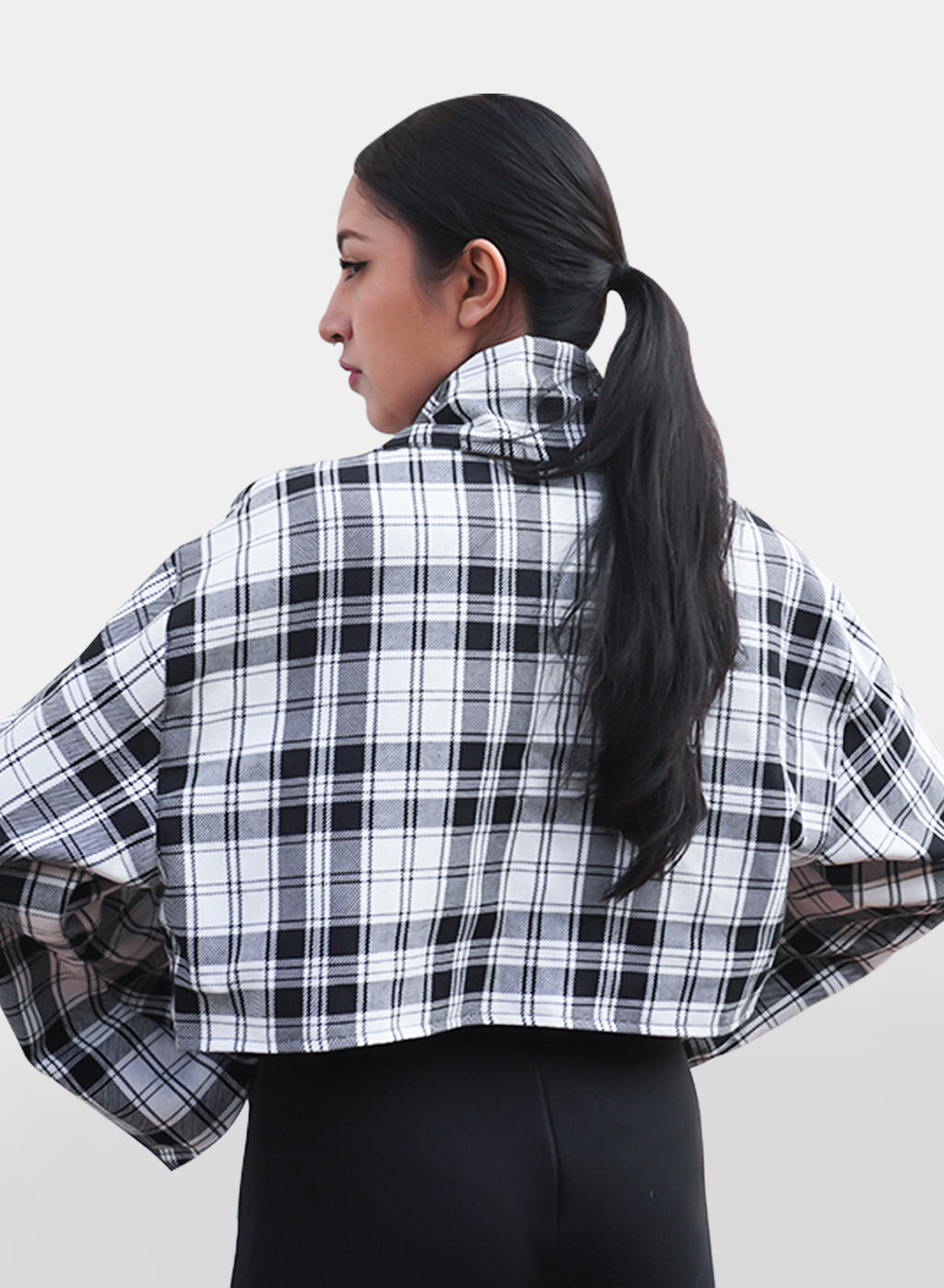 Black and White scottish jacket